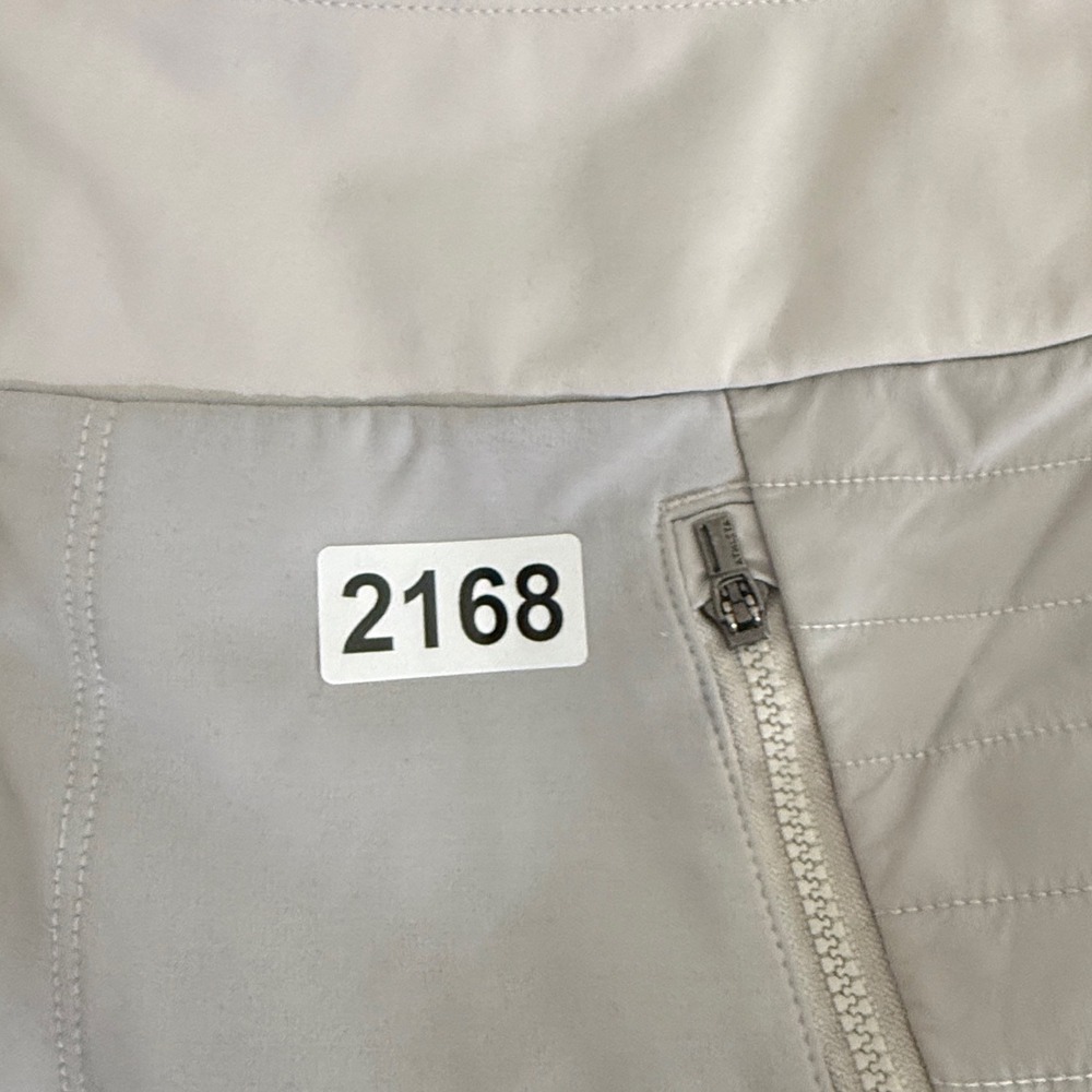 Athleta Peak Hybrid Fleece Tight Gray Leggings Small Petite 2168 - Picture 7 of 7